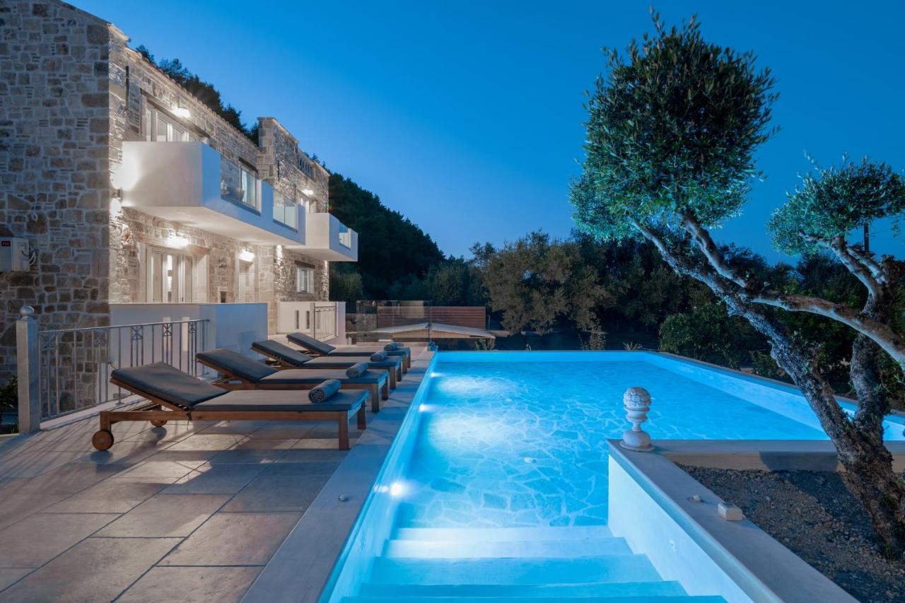 Villa Di Pietra Lithakia  Eksteriør billede